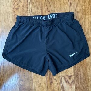 Nike Women's Dri-FIT Black Athletic Shorts with liner